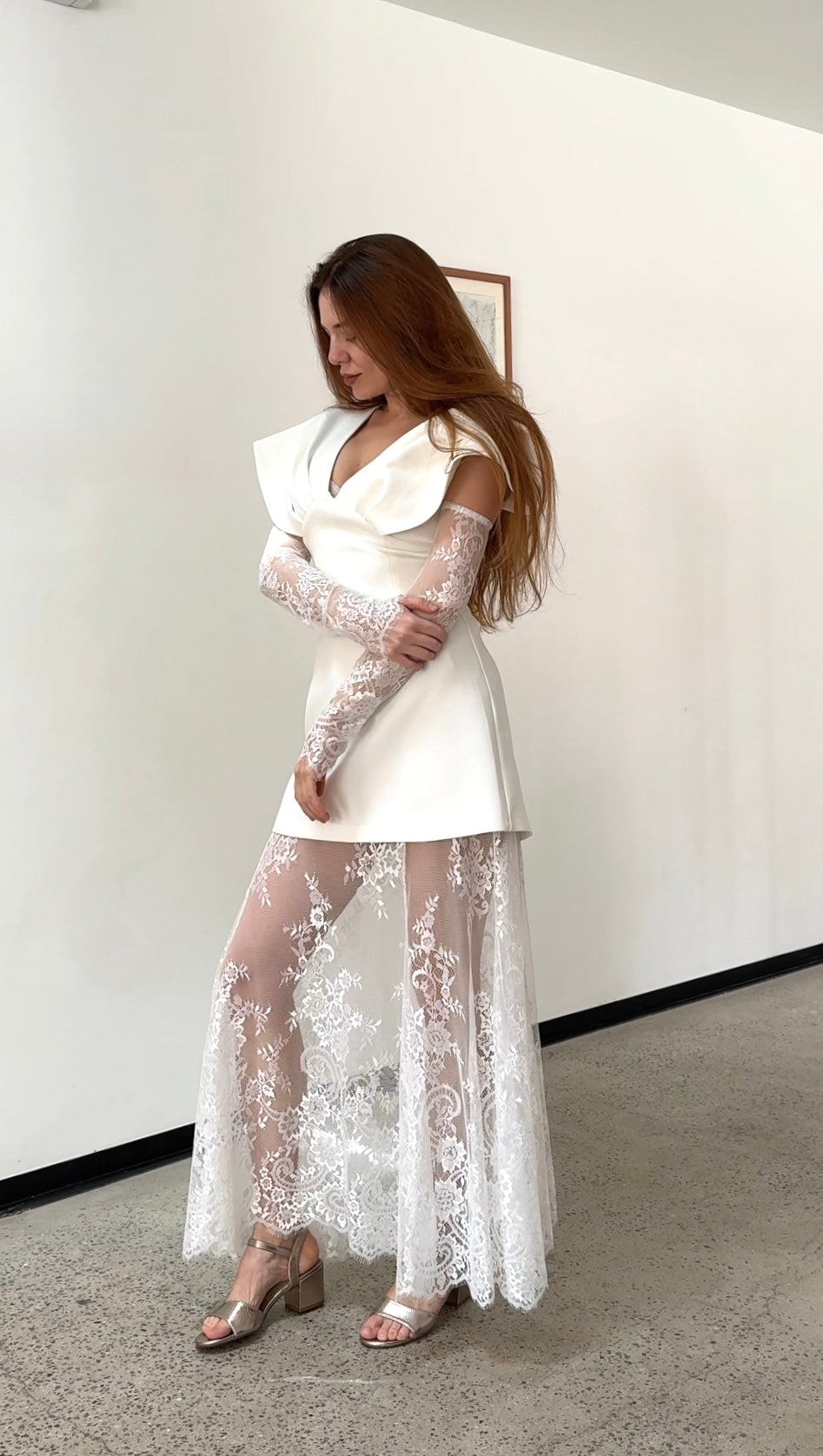 Elegant Lace Couture Dress